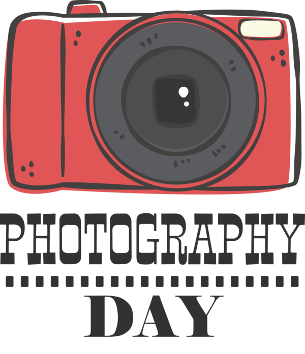Transparent World Photography Day Camera Digital Camera Logo for Photography Day for World Photography Day