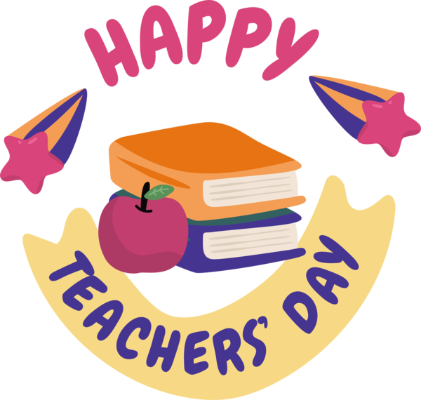 Transparent World Teacher's Day Logo Teachers' Day Text for Teachers' Days for World Teachers Day