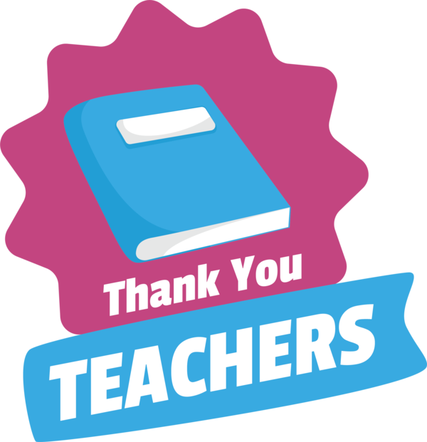 Transparent World Teacher's Day Logo Organization Design for Thank You Teacher for World Teachers Day