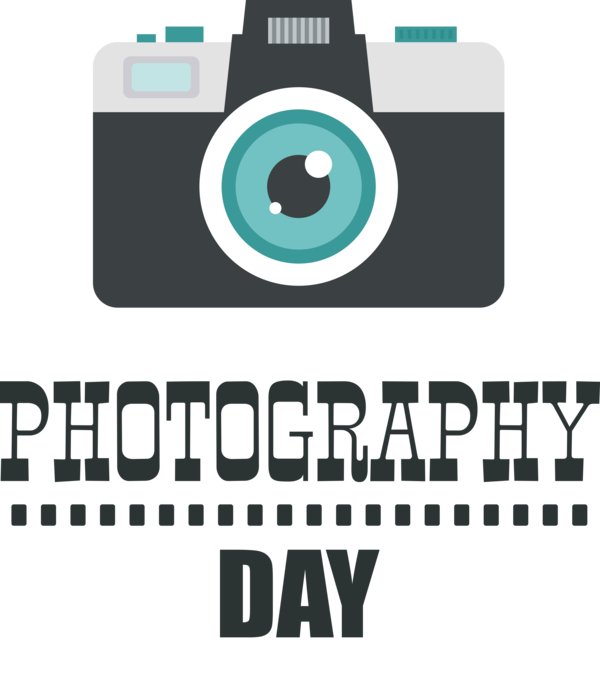Transparent World Photography Day Camera Accessory Camera Logo for Photography Day for World Photography Day