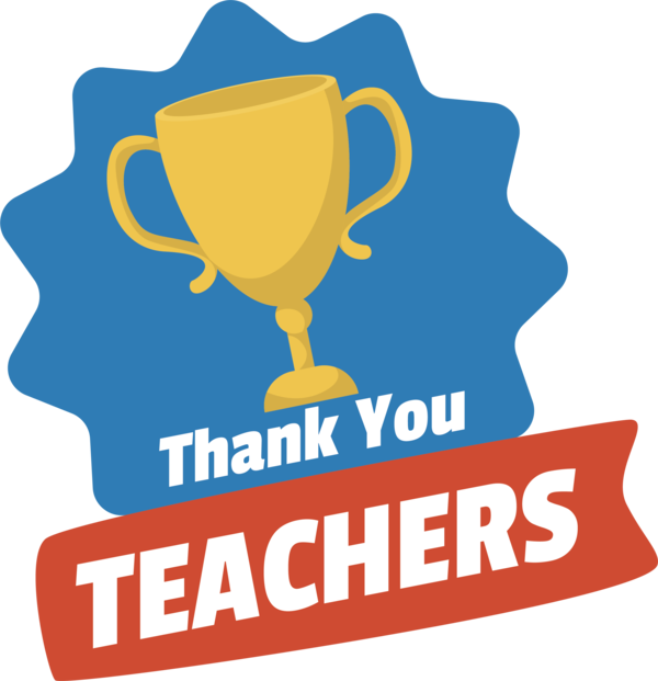 Transparent World Teacher's Day Logo  Design for Thank You Teacher for World Teachers Day