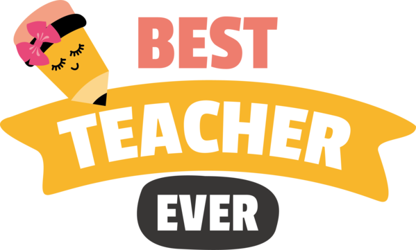 Transparent World Teacher's Day Human Logo Cartoon for Best Teacher for World Teachers Day