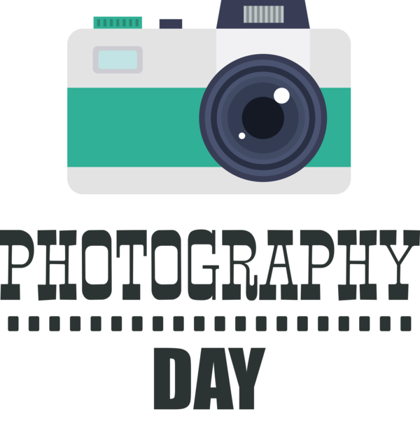 Transparent World Photography Day T-Shirt Camera Logo for Photography Day for World Photography Day