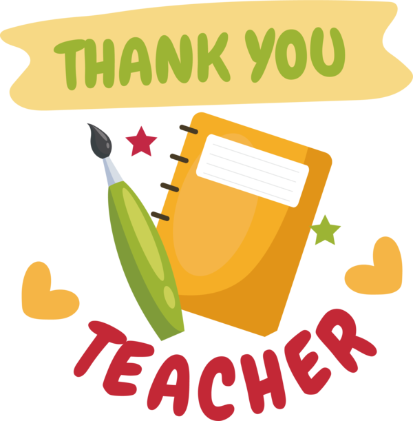 Transparent World Teacher's Day Logo Commodity Flower for Thank You Teacher for World Teachers Day