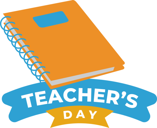 Transparent World Teacher's Day Logo Organization Line for Teachers' Days for World Teachers Day