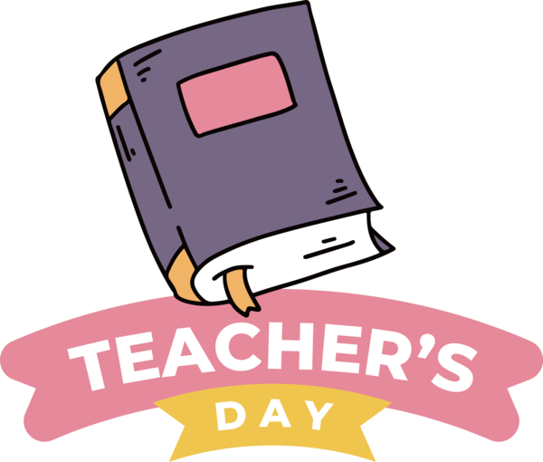 Transparent World Teacher's Day Logo Cartoon Design for Teachers' Days for World Teachers Day