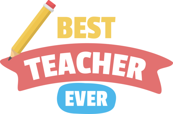 Transparent World Teacher's Day Logo Design good for Best Teacher for World Teachers Day