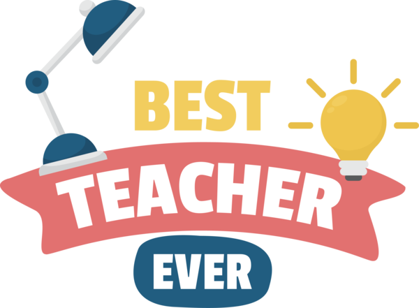 Transparent World Teacher's Day Logo Design Organization for Best Teacher for World Teachers Day