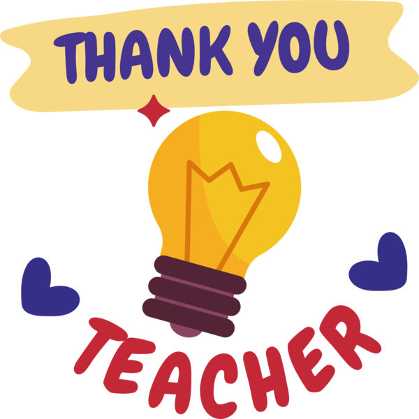 Transparent World Teacher's Day Human Line Behavior for Thank You Teacher for World Teachers Day