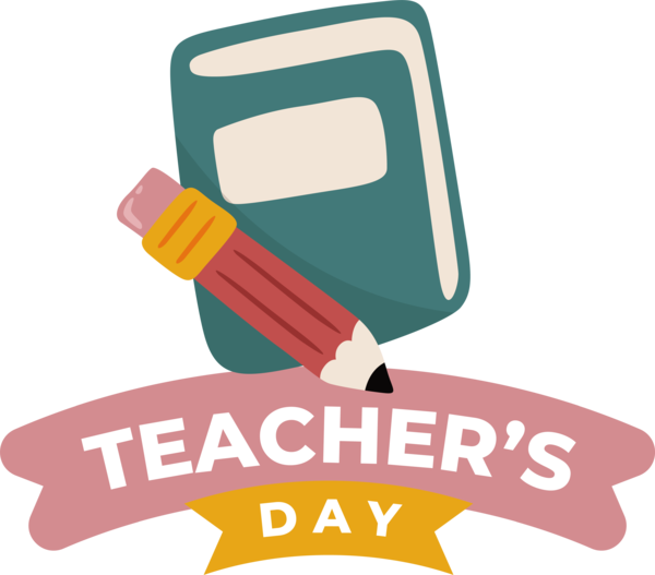 Transparent World Teacher's Day Logo Design Line for Teachers' Days for World Teachers Day