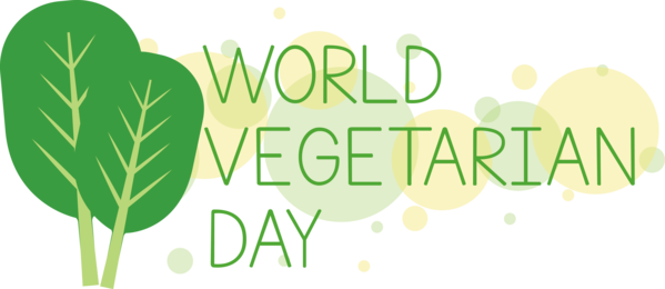 Transparent World Vegetarian Day Logo Design Leaf for Vegetarian Day for World Vegetarian Day
