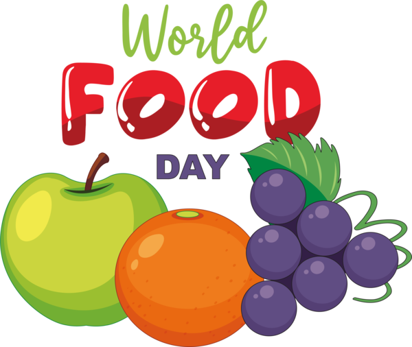 Transparent World Food Day Vegetable Natural food Superfood for Food Day for World Food Day