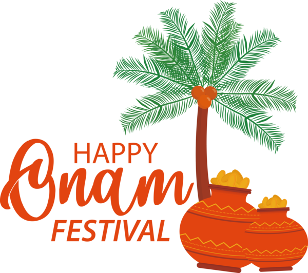 Transparent Onam Festival Palms Onam for Onam Harvest Festival for Onam