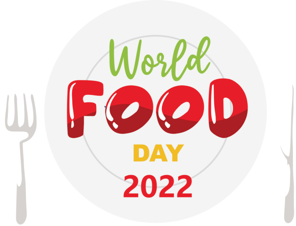 Transparent World Food Day Logo Line Text for Food Day for World Food Day