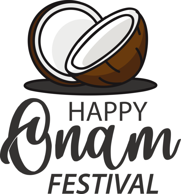 Transparent Onam Logo Design Cherry for Onam Harvest Festival for Onam