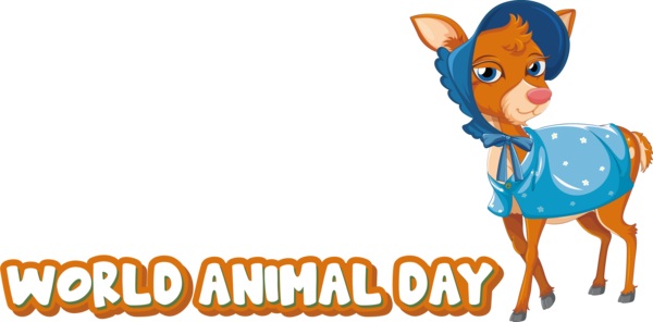 Transparent World Animal Day Cartoon Drawing Vector for Animal Day for World Animal Day