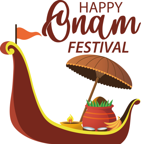 Transparent Onam Clip Art for Fall Drawing Rangoli for Onam Harvest Festival for Onam