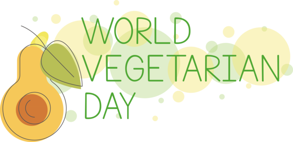 Transparent World Vegetarian Day Flower Logo Design for Vegetarian Day for World Vegetarian Day
