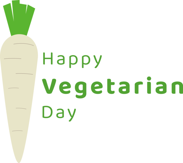 Transparent World Vegetarian Day Font Logo Design for Vegetarian Day for World Vegetarian Day