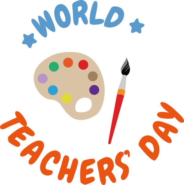 Transparent World Teacher's Day Human Logo Design for Teachers' Days for World Teachers Day