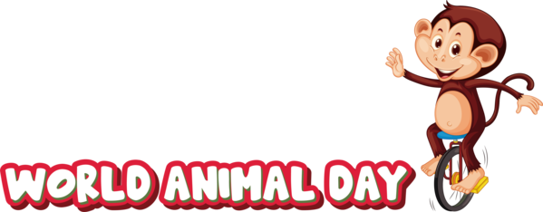 Transparent World Animal Day Cartoon Drawing Comics for Animal Day for World Animal Day