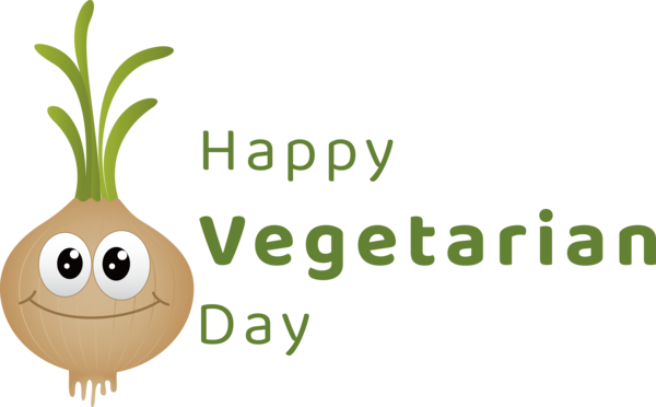 Transparent World Vegetarian Day Leaf Logo Tree for Vegetarian Day for World Vegetarian Day