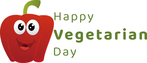 Transparent World Vegetarian Day Logo Vegetable for Vegetarian Day for World Vegetarian Day