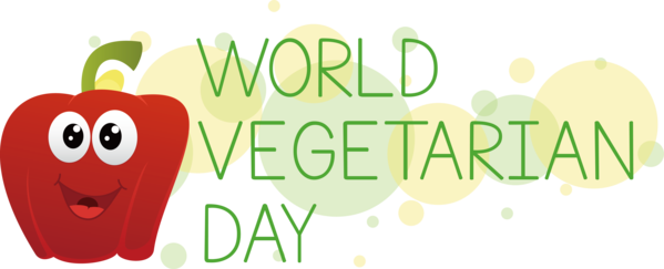 Transparent World Vegetarian Day Logo Vegetable for Vegetarian Day for World Vegetarian Day