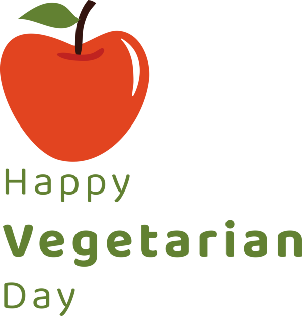 Transparent World Vegetarian Day Logo Superfood Local food for Vegetarian Day for World Vegetarian Day