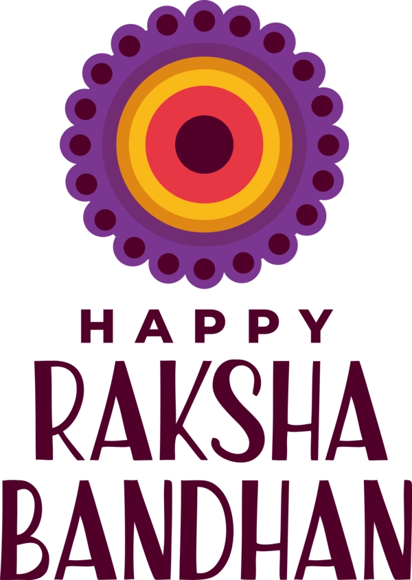 Transparent Raksha Bandhan Logo Design Line for Rakshabandhan for Raksha Bandhan