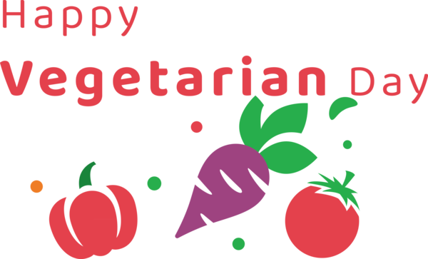 Transparent World Vegetarian Day Leaf Logo Design for Vegetarian Day for World Vegetarian Day