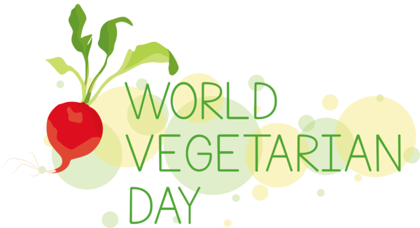 Transparent World Vegetarian Day Natural food Logo Superfood for Vegetarian Day for World Vegetarian Day