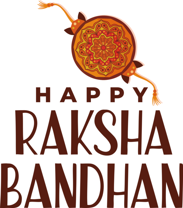 Transparent Raksha Bandhan Logo Commodity Geometry for Rakshabandhan for Raksha Bandhan