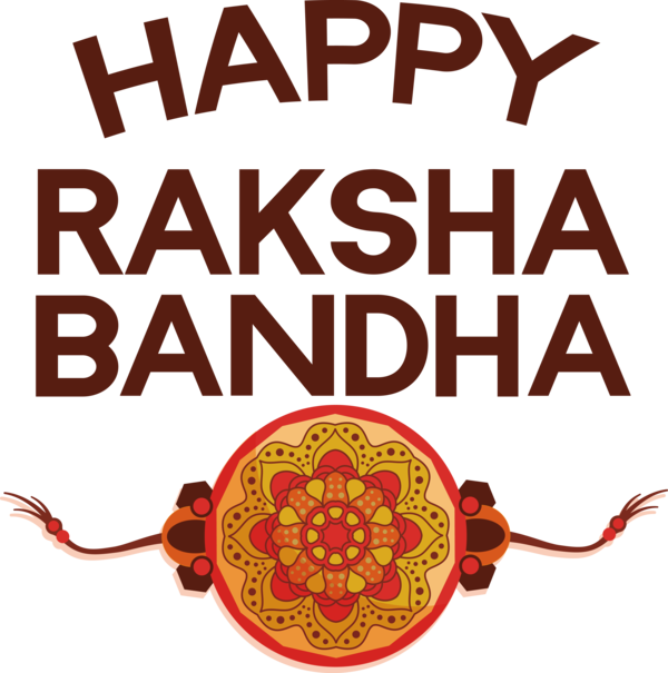 Transparent Raksha Bandhan Logo Line Kosta Boda for Rakshabandhan for Raksha Bandhan