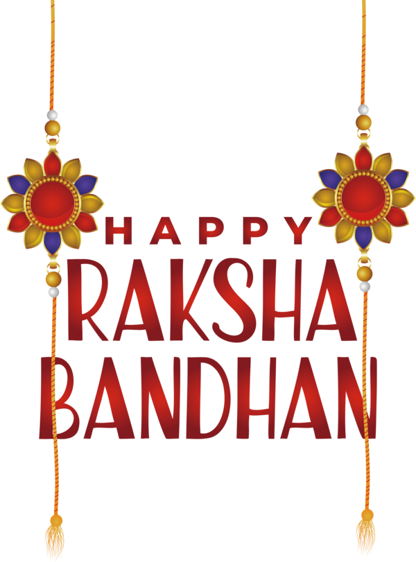 Transparent Raksha Bandhan Bauble Christmas Line for Rakshabandhan for Raksha Bandhan