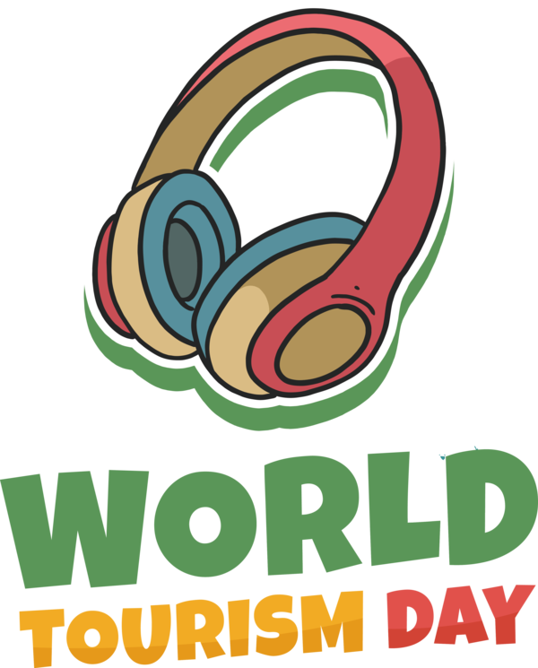 Transparent World Tourism Day Logo Design Line for Tourism Day for World Tourism Day