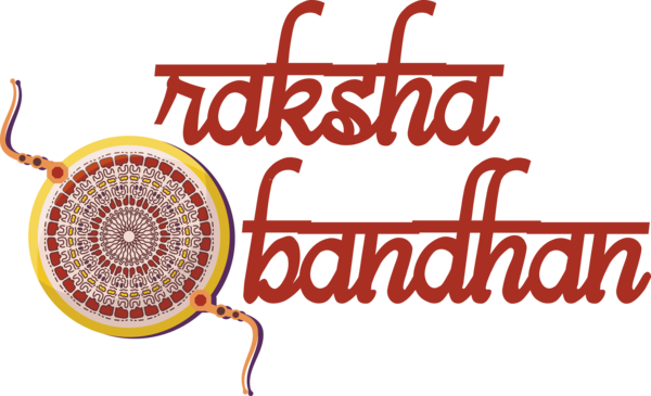 Transparent Raksha Bandhan Logo Line Mathematics for Rakshabandhan for Raksha Bandhan