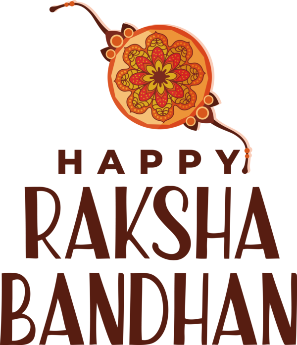 Transparent Raksha Bandhan Logo Line Geometry for Rakshabandhan for Raksha Bandhan