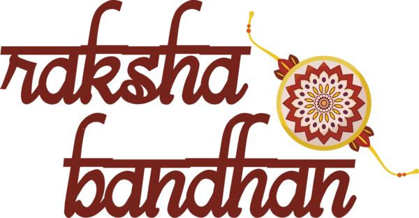 Transparent Raksha Bandhan Logo Commodity Design for Rakshabandhan for Raksha Bandhan