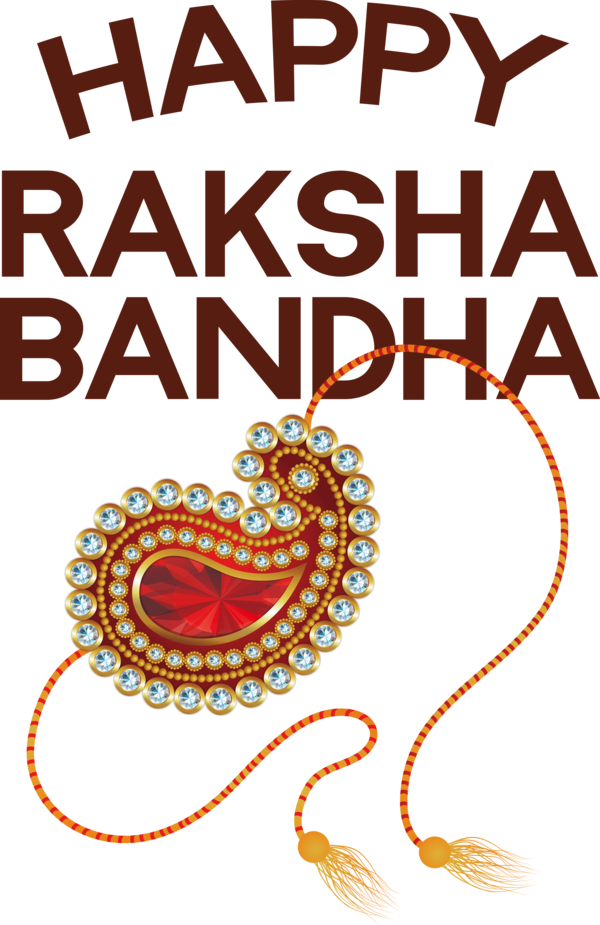 Transparent Raksha Bandhan Design Text Pattern for Rakshabandhan for Raksha Bandhan