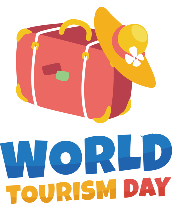Transparent World Tourism Day Logo Cartoon Line for Tourism Day for World Tourism Day
