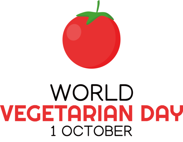 Transparent World Vegetarian Day Natural food Logo Superfood for Vegetarian Day for World Vegetarian Day