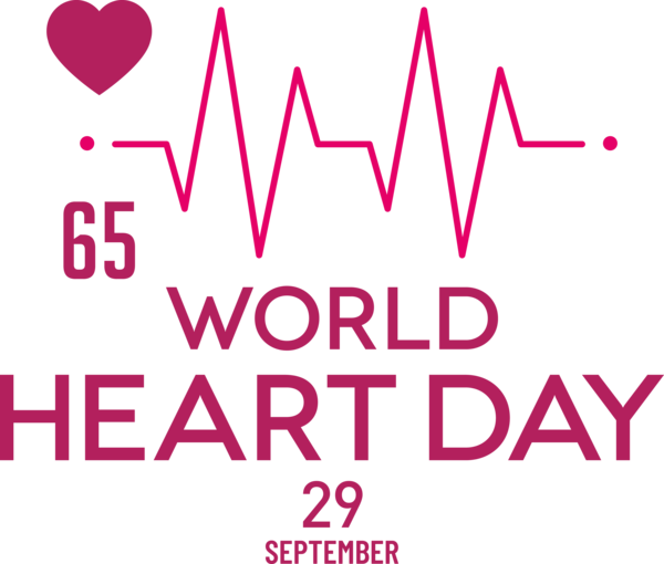 Transparent World Heart Day Logo La Roche-Posay Design for Heart Day for World Heart Day