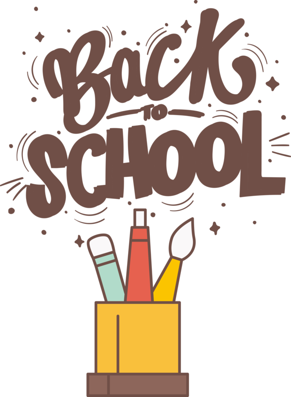 Transparent Back to School Human Cartoon Logo for Back to School 2022 for Back To School