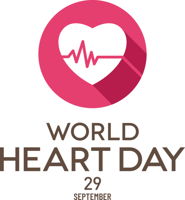 Transparent World Heart Day Logo Line Geometry for Heart Day for World Heart Day