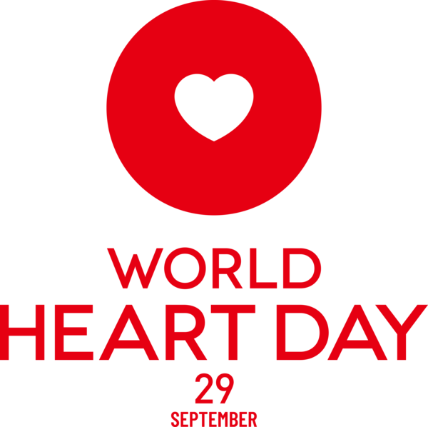 Transparent World Heart Day Logo for Heart Day for World Heart Day