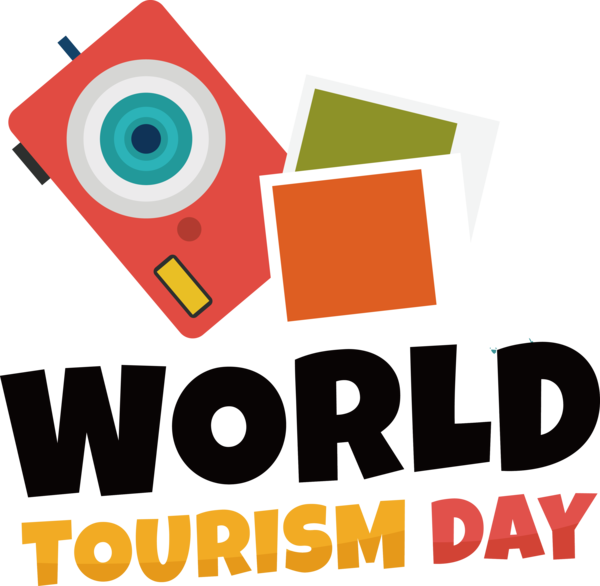 Transparent World Tourism Day Design Logo small for Tourism Day for World Tourism Day