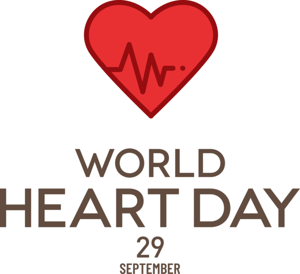 Transparent World Heart Day Logo La Roche-Posay Line for Heart Day for World Heart Day