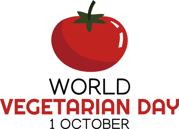 Transparent World Vegetarian Day Natural food Tomato for Vegetarian Day for World Vegetarian Day