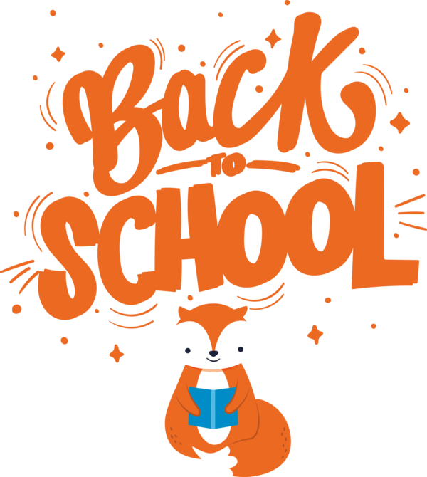 Transparent Back to School Cartoon Logo Line for Back to School 2022 for Back To School